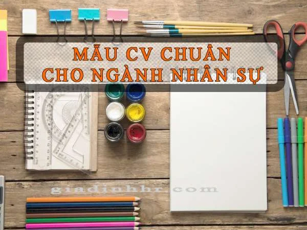 Mẫu CV Xin Việc Chuẩn Cho Tất Cả Vị Trí Trong Ngành Nhân Sự