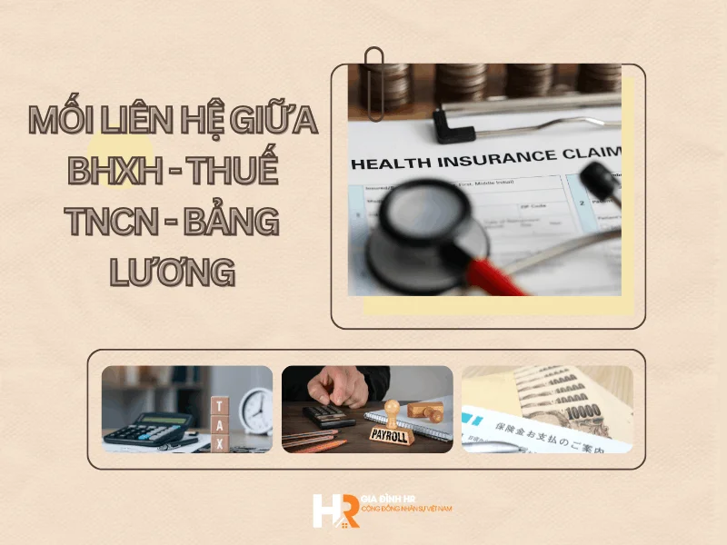 Mối liên hệ giữa BHXH - thuế TNCN - bảng lương