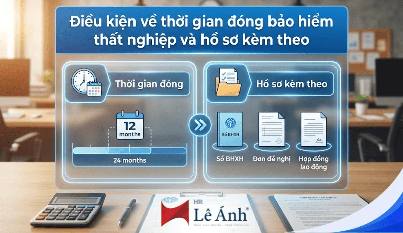 dieu-kien-ve-thoi-gian-dong-bao-hiem-that-nghiep-va-ho-so-kem-theo