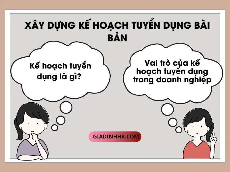 Kế hoạch tuyển dụng là gì Vai trò của kế hoạch tuyển dụng