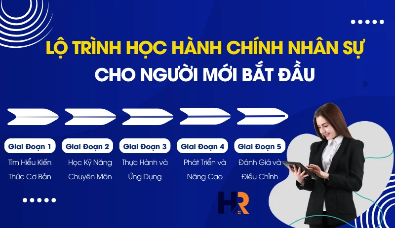 Lộ trình học hành chính nhân sự cho người mới bắt đầu