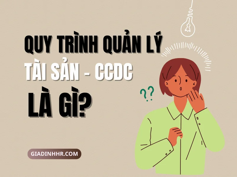 Quy trình quản lý tài sản - CCDC là gì Vai trò quan trọng đối với doanh nghiệp